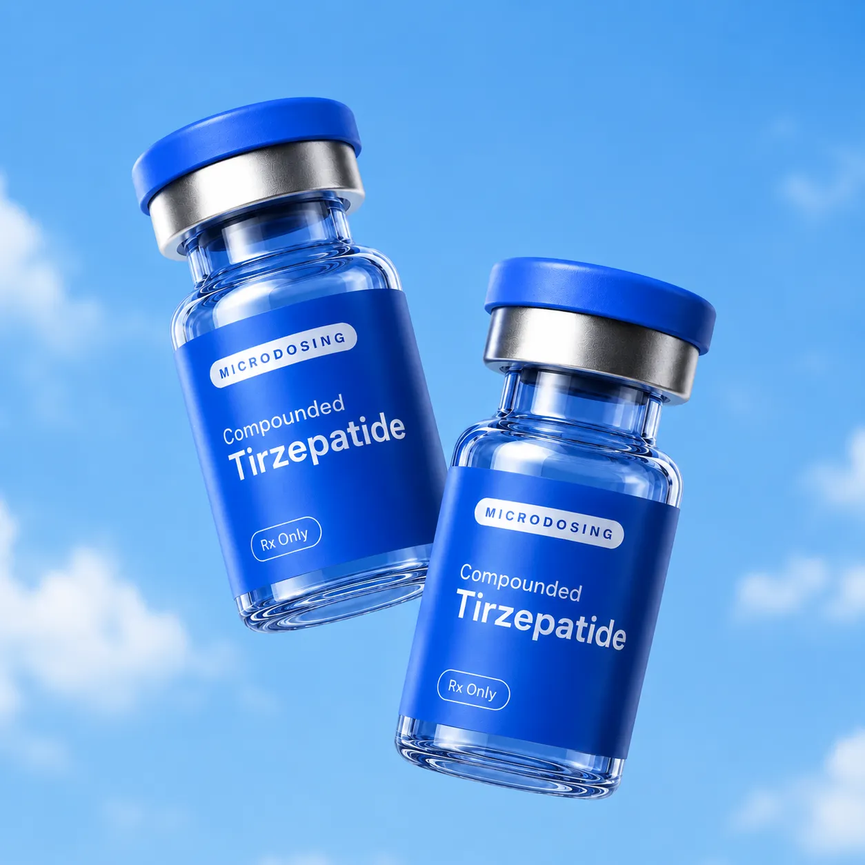 Tirzepatide microdosing vial
